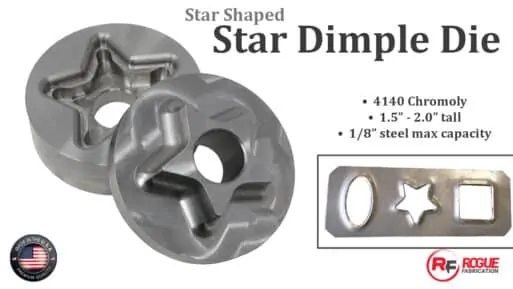 Star Shaped Dimple Die Website Photo