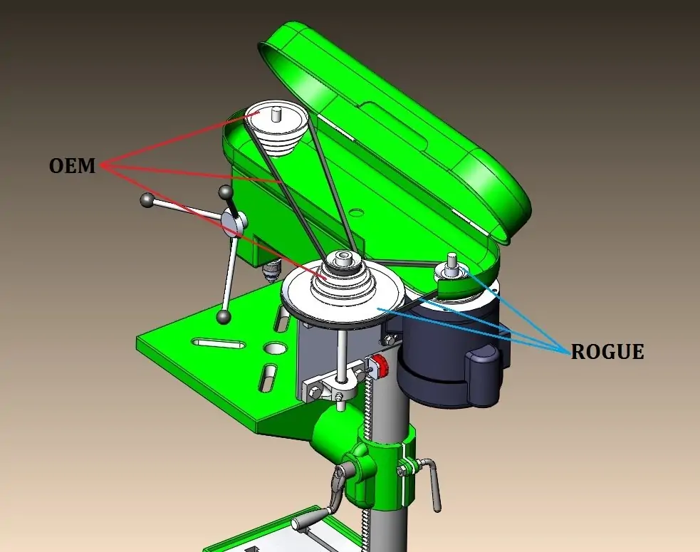 Slow Down Drill Press