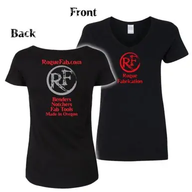 RogueFab T-Shirt - Women's Fitted V Neck