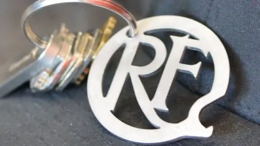 RogueFab Stainless Steel Logo Keychain and Bottle Opener