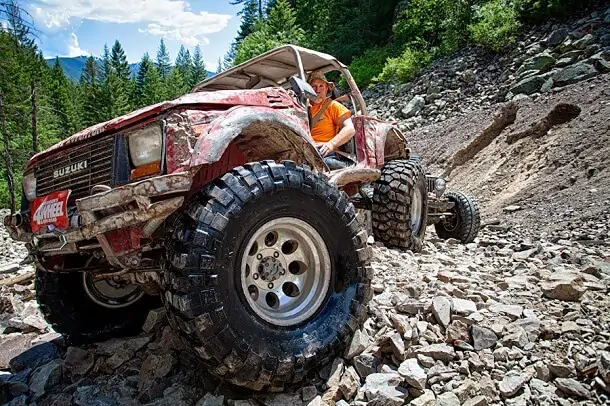 Tim Hardy Samurai Super Star Off Road Legend Showing Tires