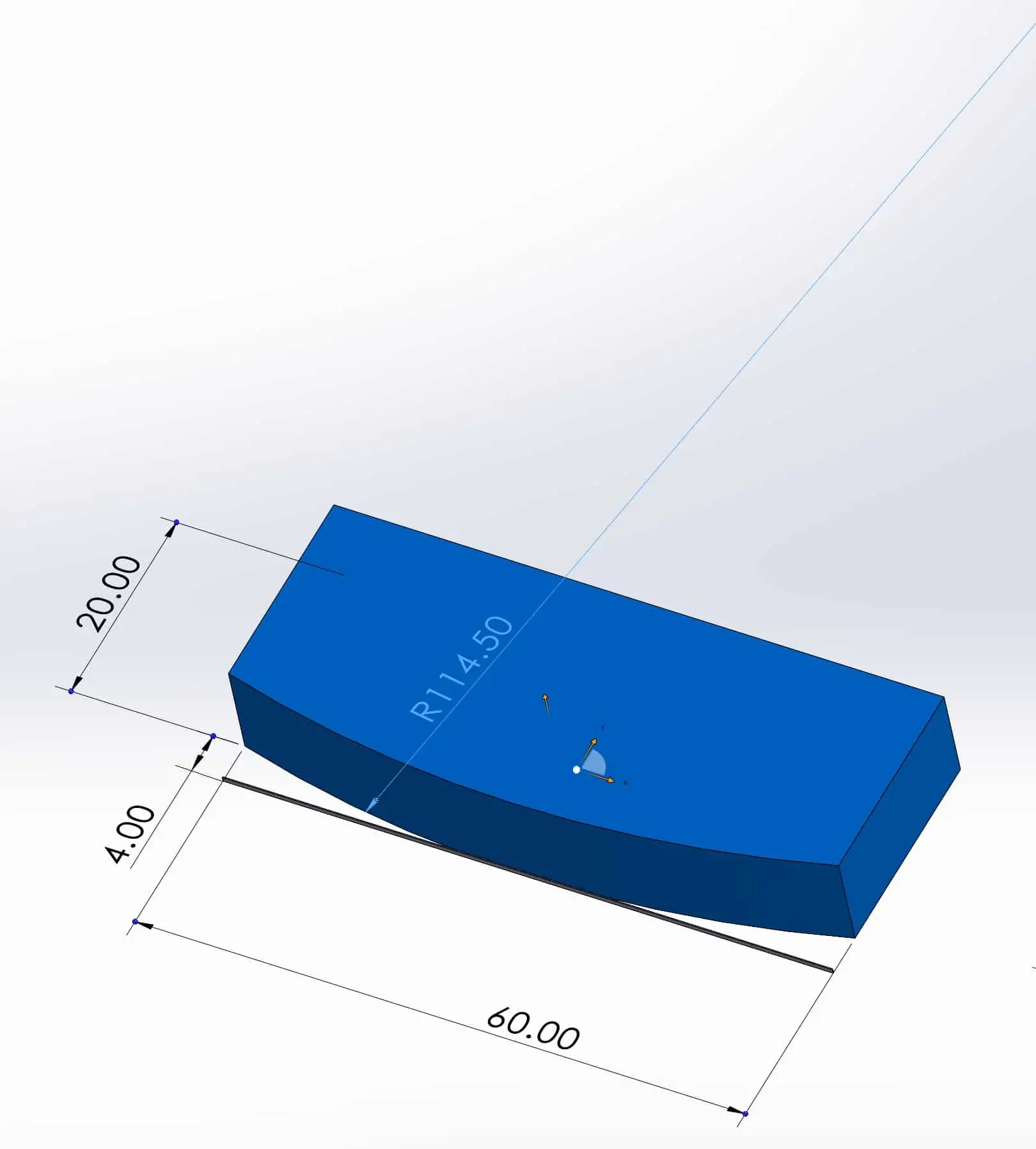 Bump Bend Radius Calculator