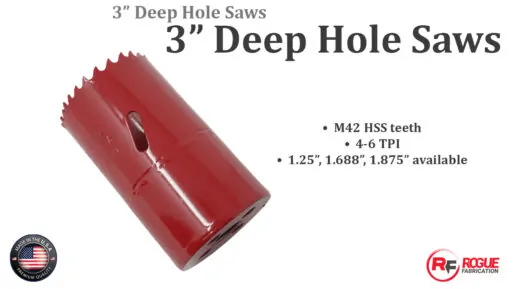 3in Red Edition Hole Saw Website Photo