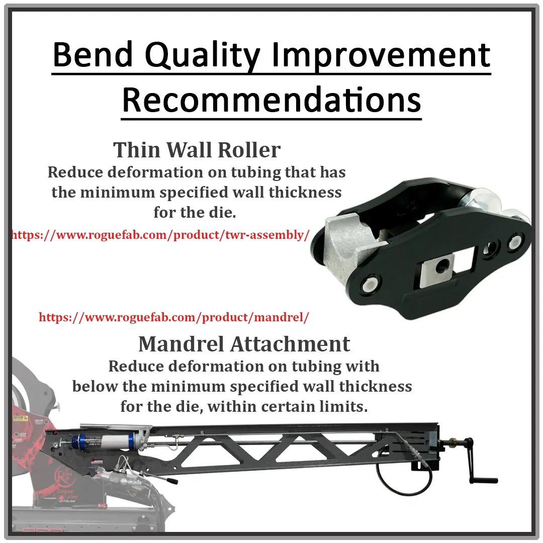 Bend Quality Improvements