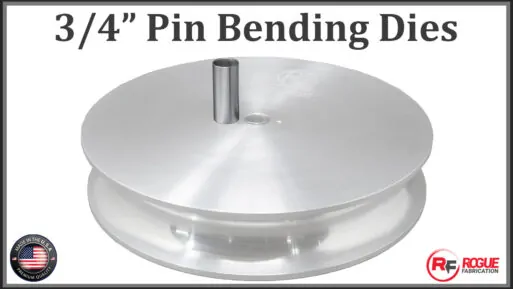 3/4" Pin Bore Bending Dies (old version)